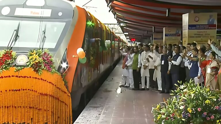 \”PM Modi Virtually Flags Off Six New Vande Bharat Trains, Boosting Connectivity Across India\”